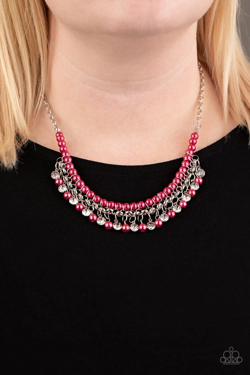 A Touch of CLASSY - Pink Necklace