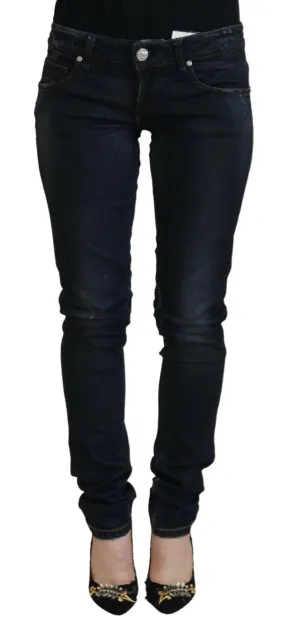 Acht Chic Low Waist Skinny Denim Pants