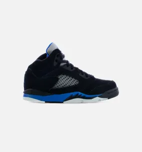 Air Jordan 5 Retro Racer Blue Preschool Lifestyle Shoe - Black/Blue