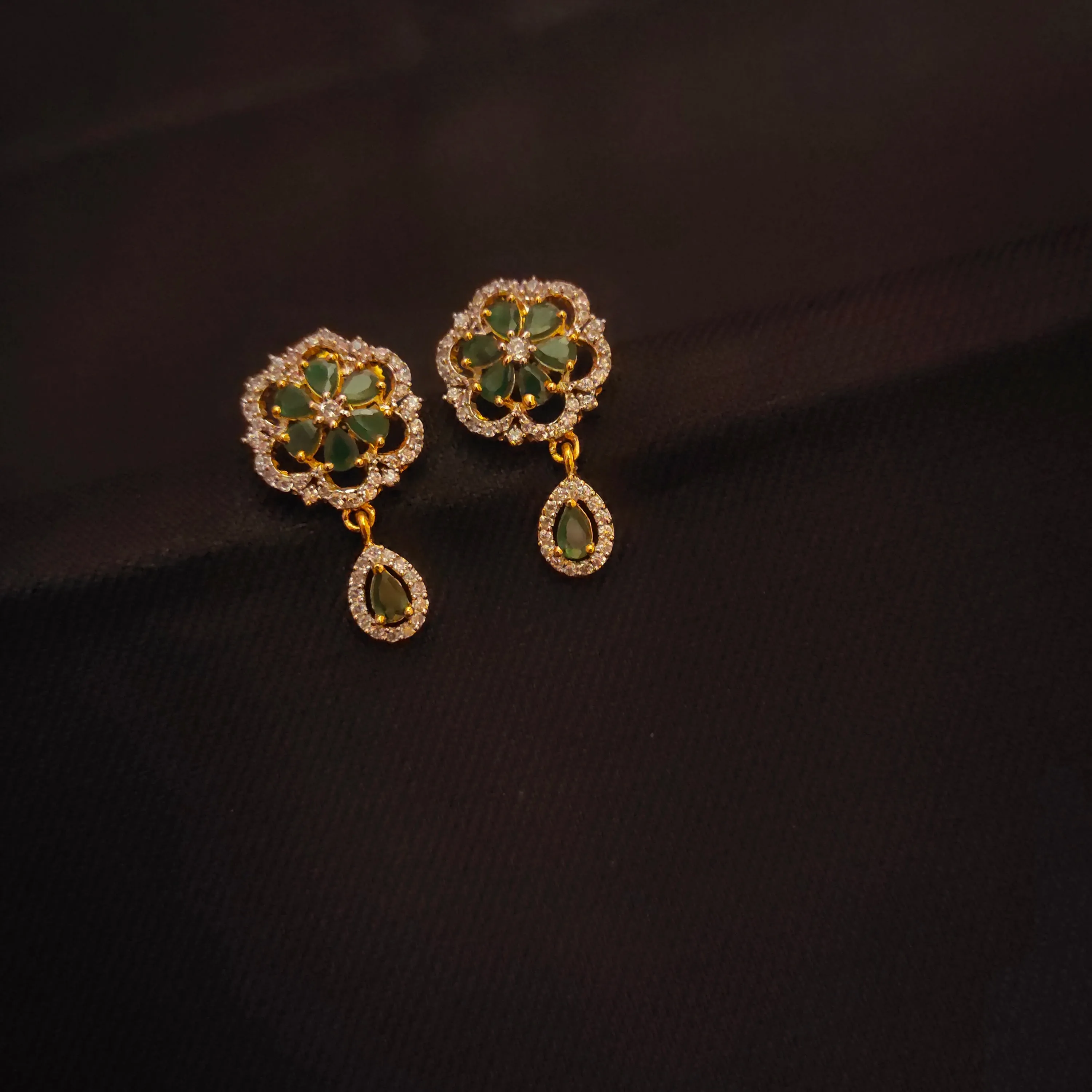 American Diamond Studs Earrings By Asp Fashion Jewellery