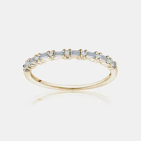 Baguette and Round Diamond Ring