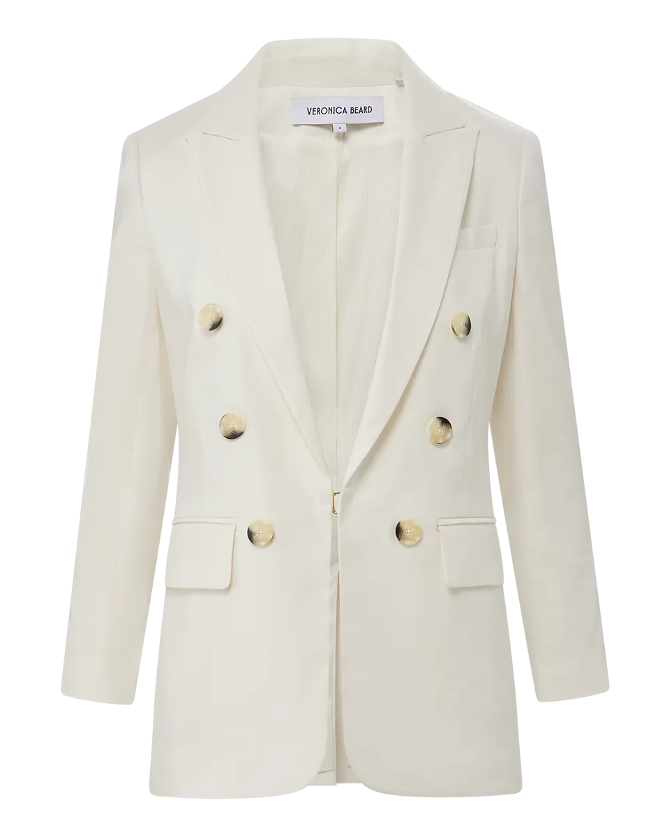 Bexley Stretch-Linen Dickey Jacket