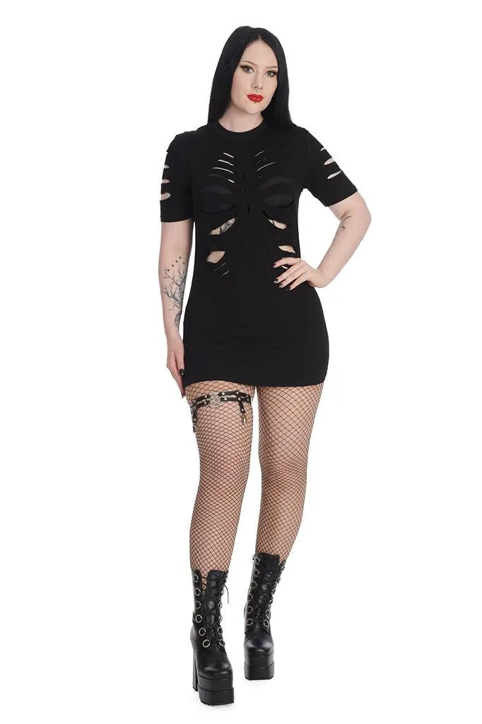 Black Toxic Tears Dress