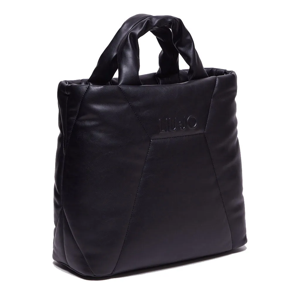 Borsa Donna a Mano con Tracolla LIU JO linea Bold Trapuntata Nero