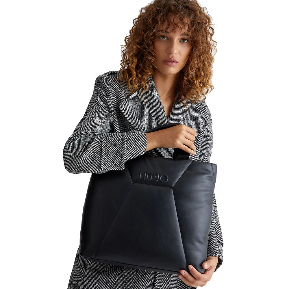 Borsa Donna a Mano con Tracolla LIU JO linea Bold Trapuntata Nero