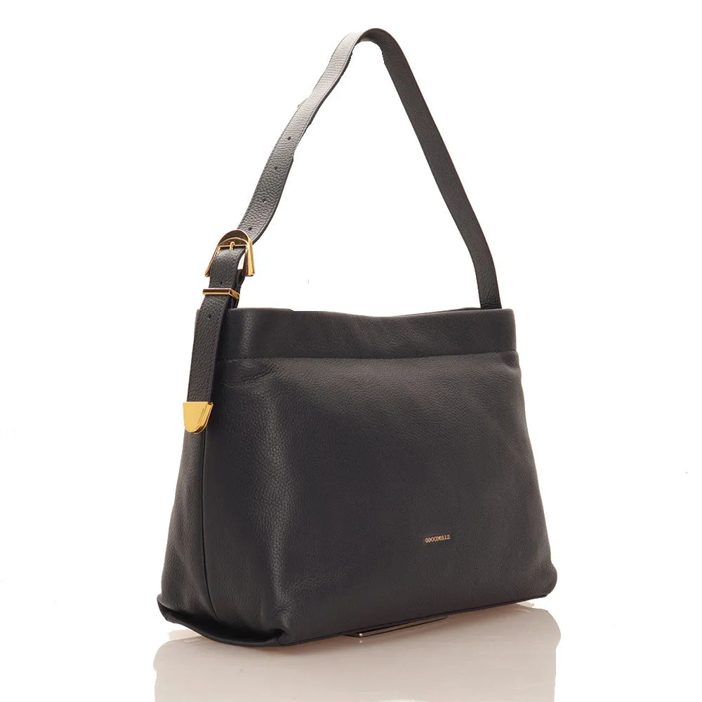 Borsa Donna a Spalla COCCINELLE in Pelle Linea Gleen colore Midnight Blue