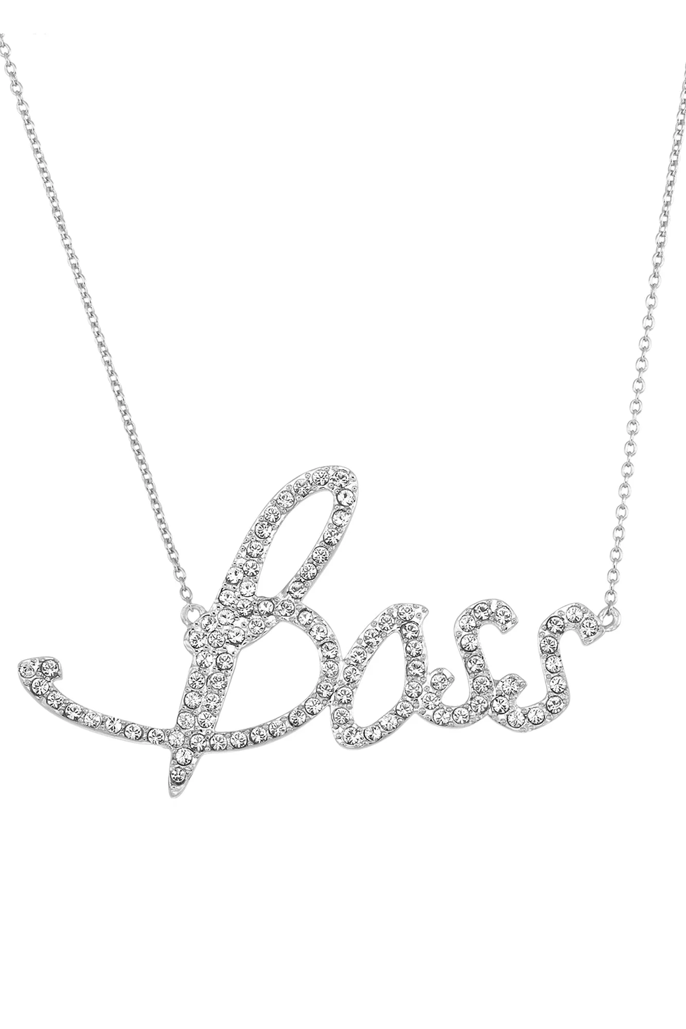 Boss Nameplate Necklace - Extra Large