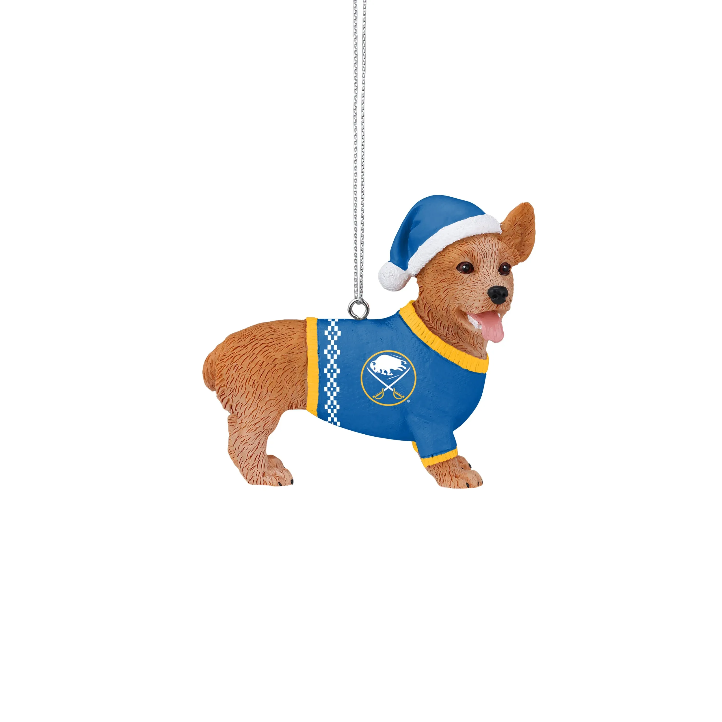 Buffalo Sabres Corgi Ornament