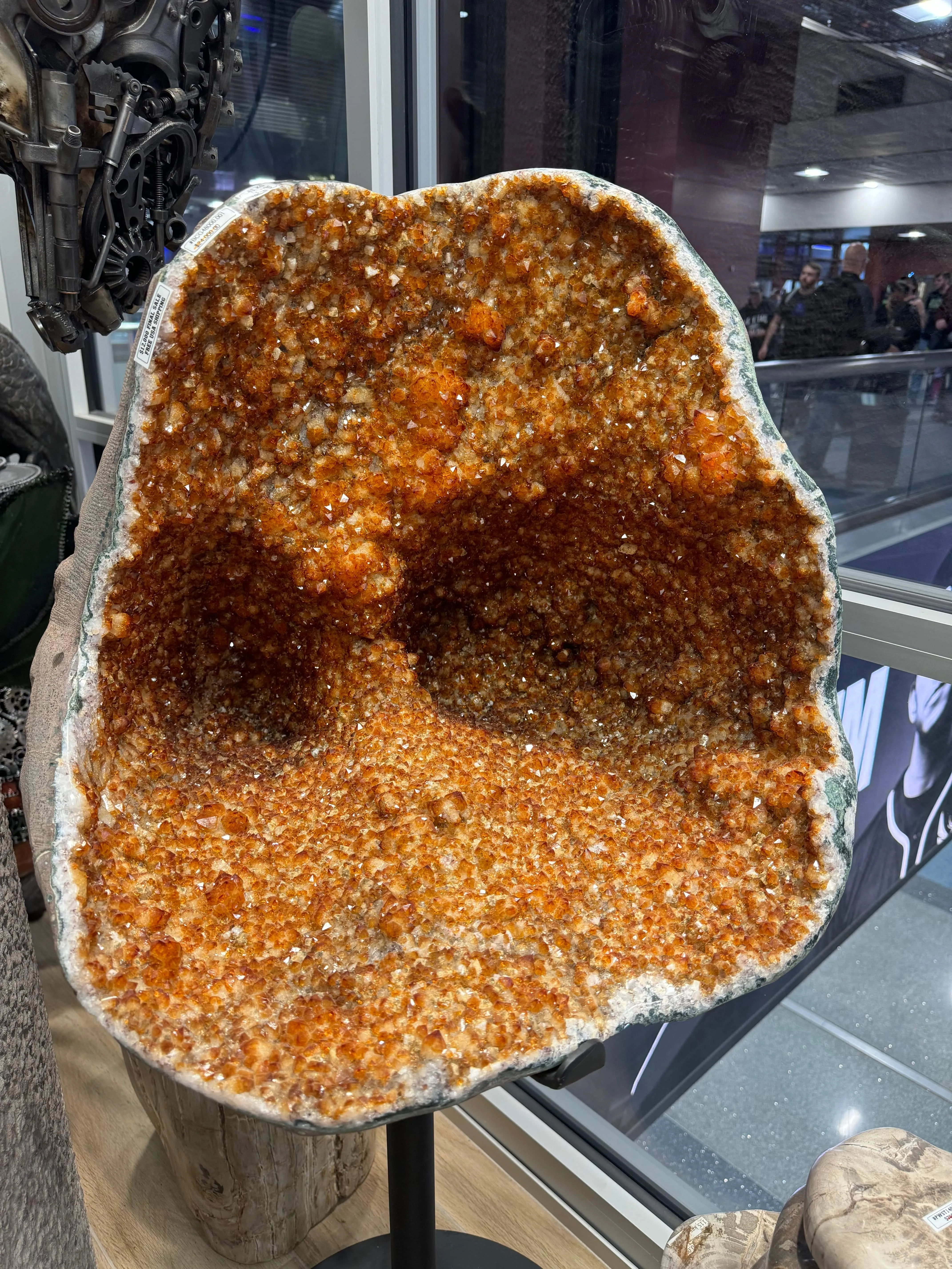 Citrine Geode - 83kg /183 LBS - Brazil