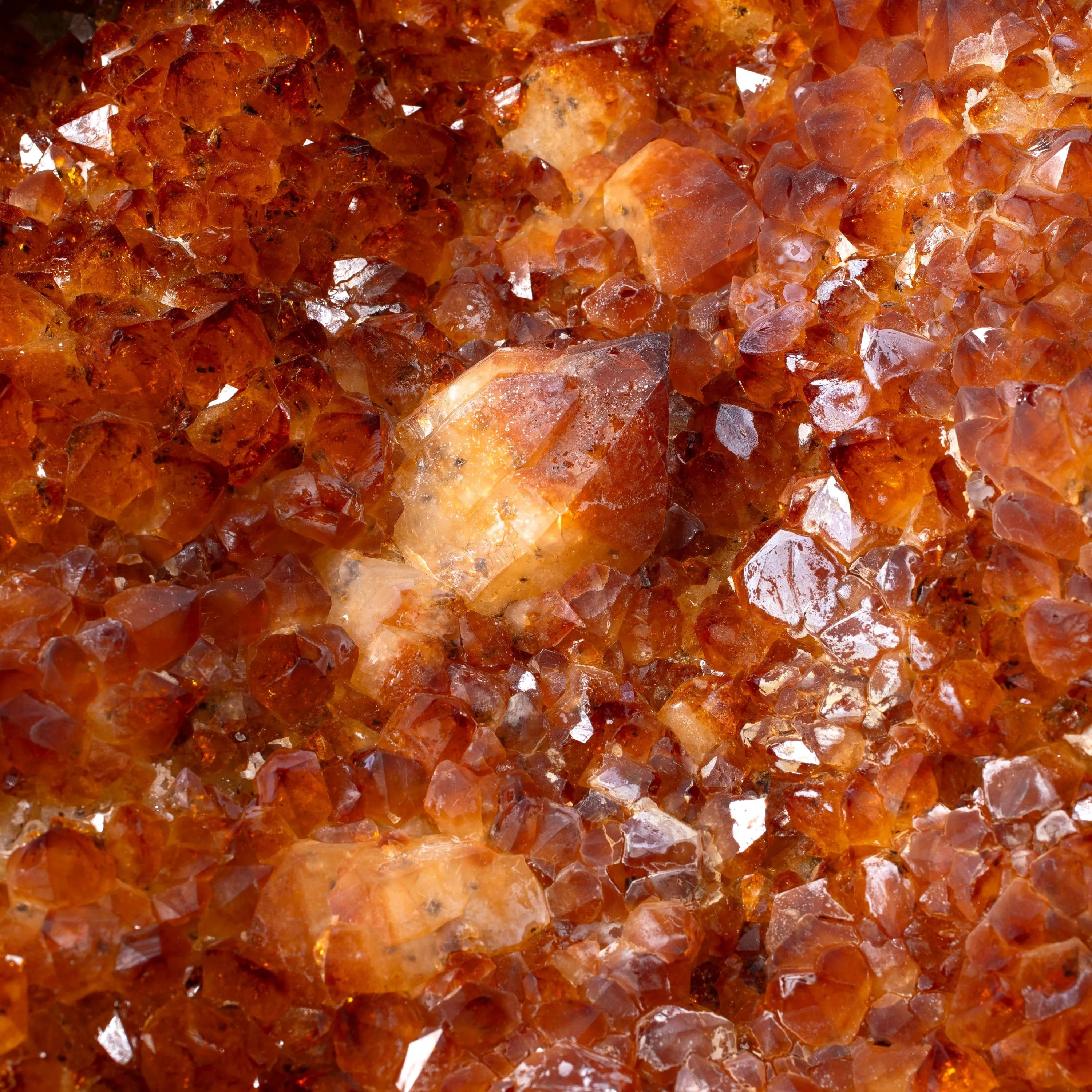 Citrine Geode Table from Brazil on Custom Stand - 24 / 73 lbs