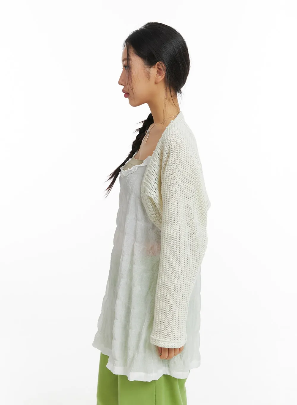 Cozy Knit Bolero Shrug CF426