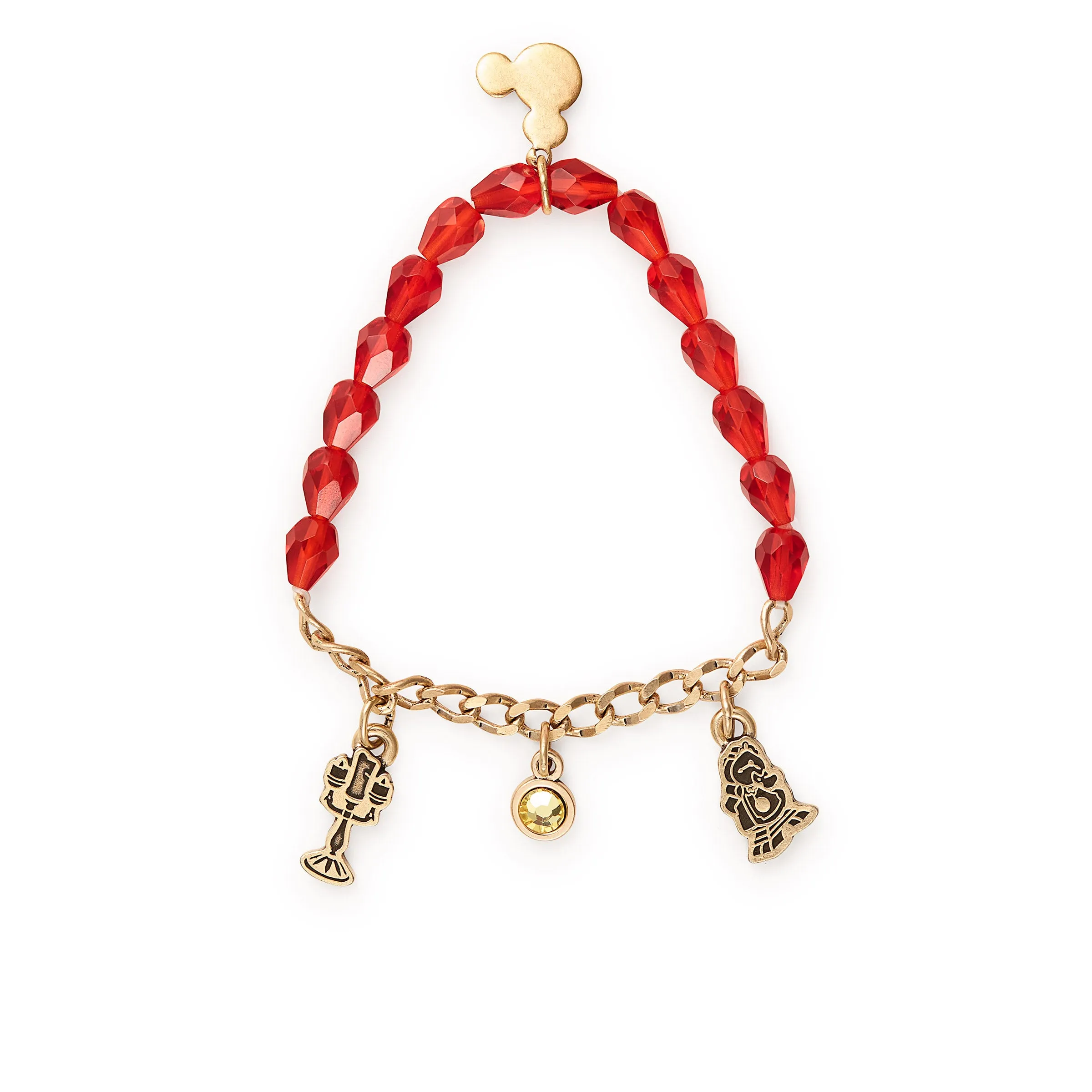 Disney Belle Multi-Charm Stretch Bracelet