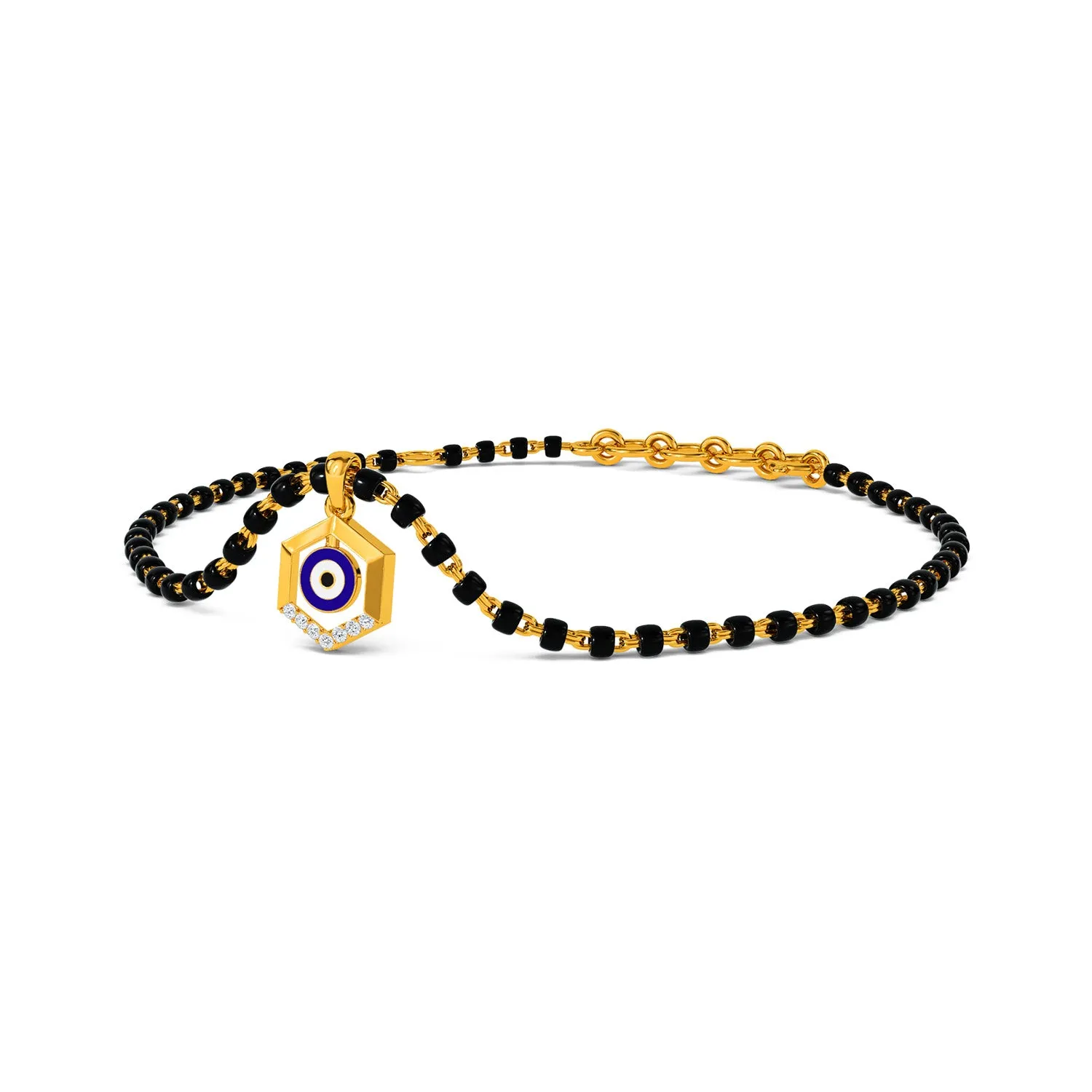 Doga Evil Eye Detachable Mangalsutra Bracelet