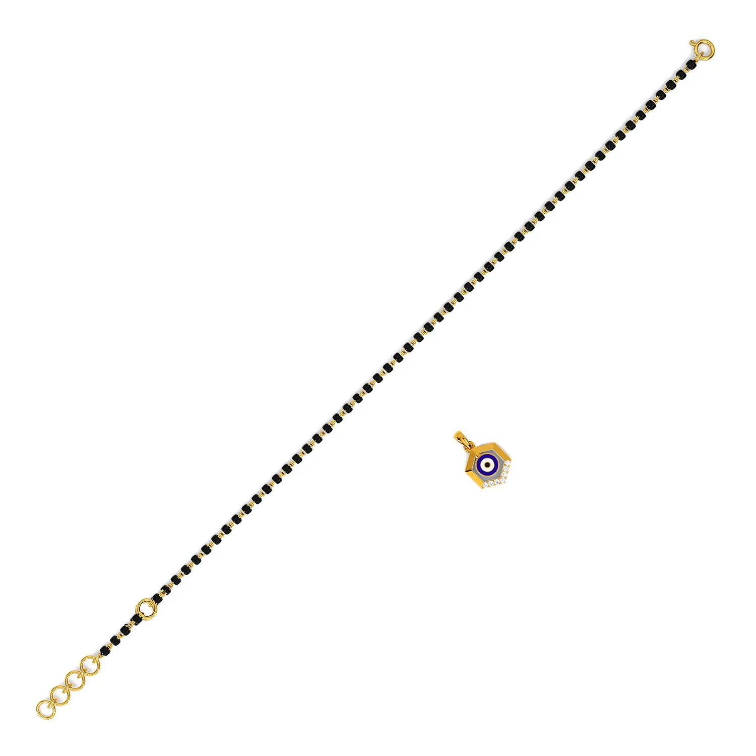 Doga Evil Eye Detachable Mangalsutra Bracelet