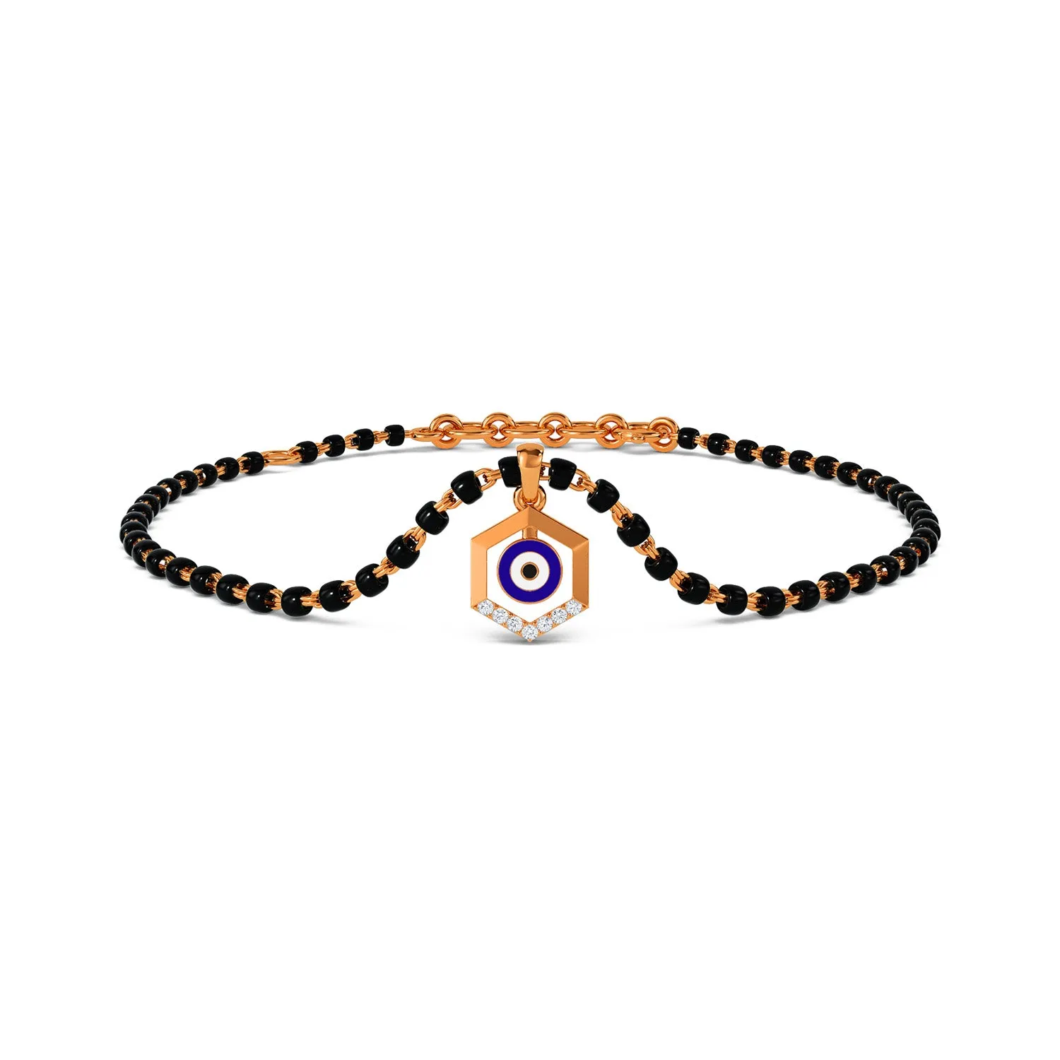 Doga Evil Eye Detachable Mangalsutra Bracelet