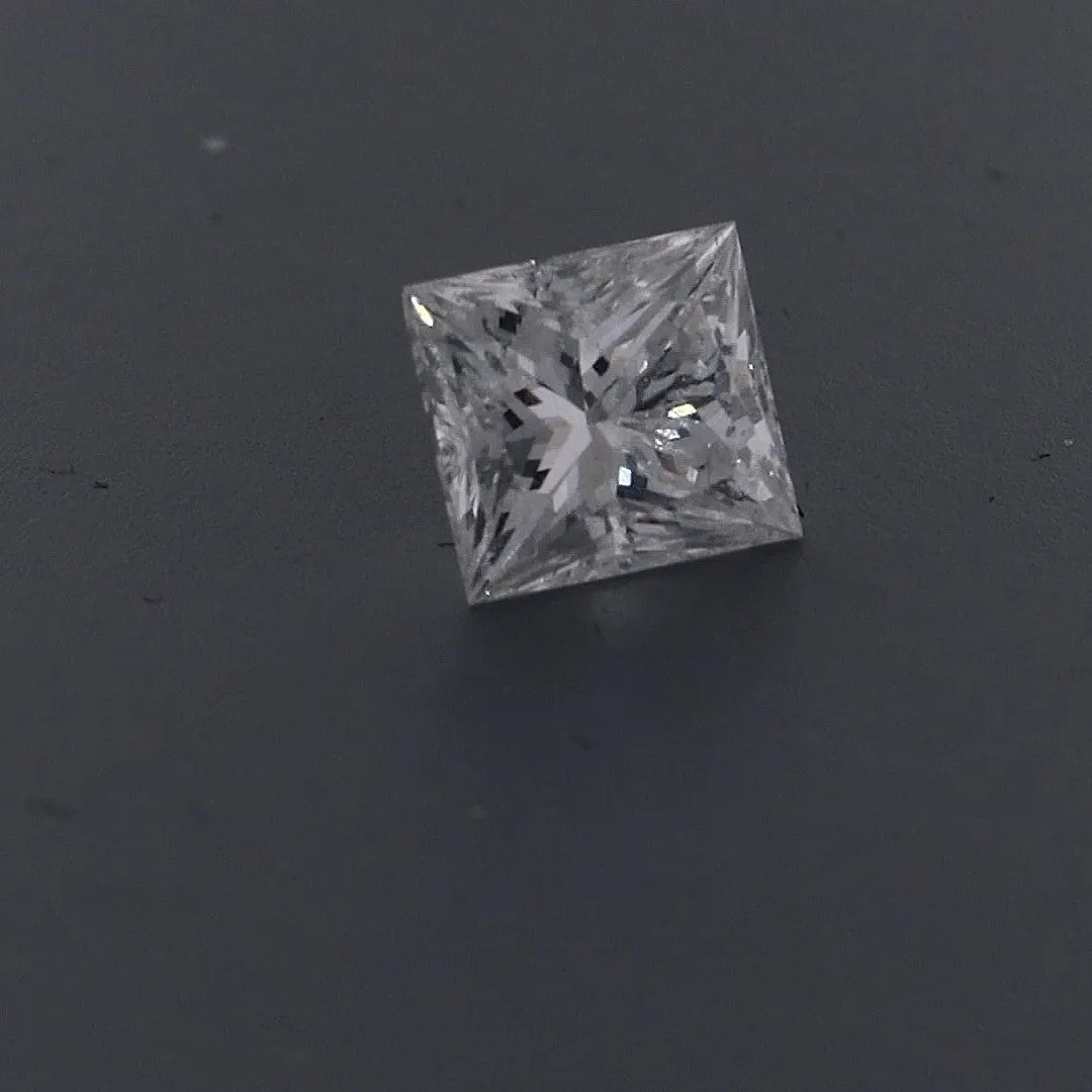 Estate Rectangular Princess 1.02ct F VS1 Diamond