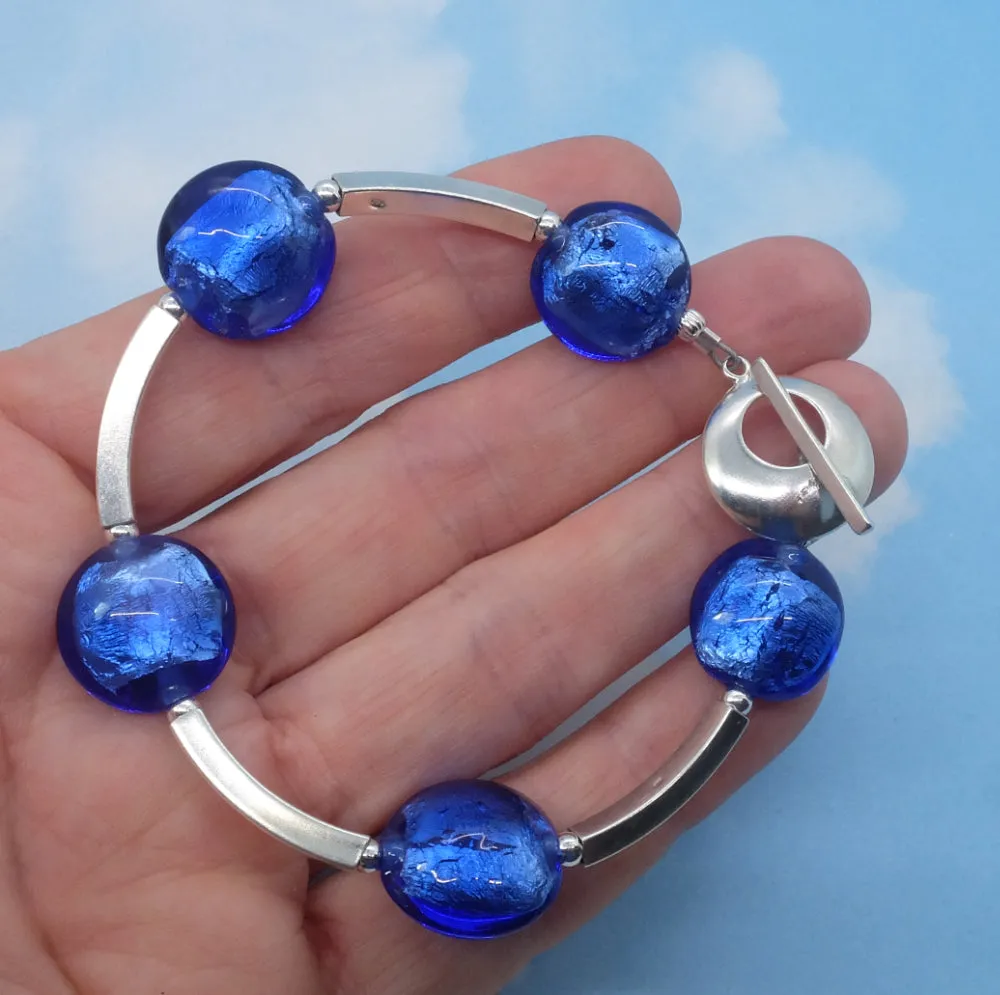 evening blue bracelet