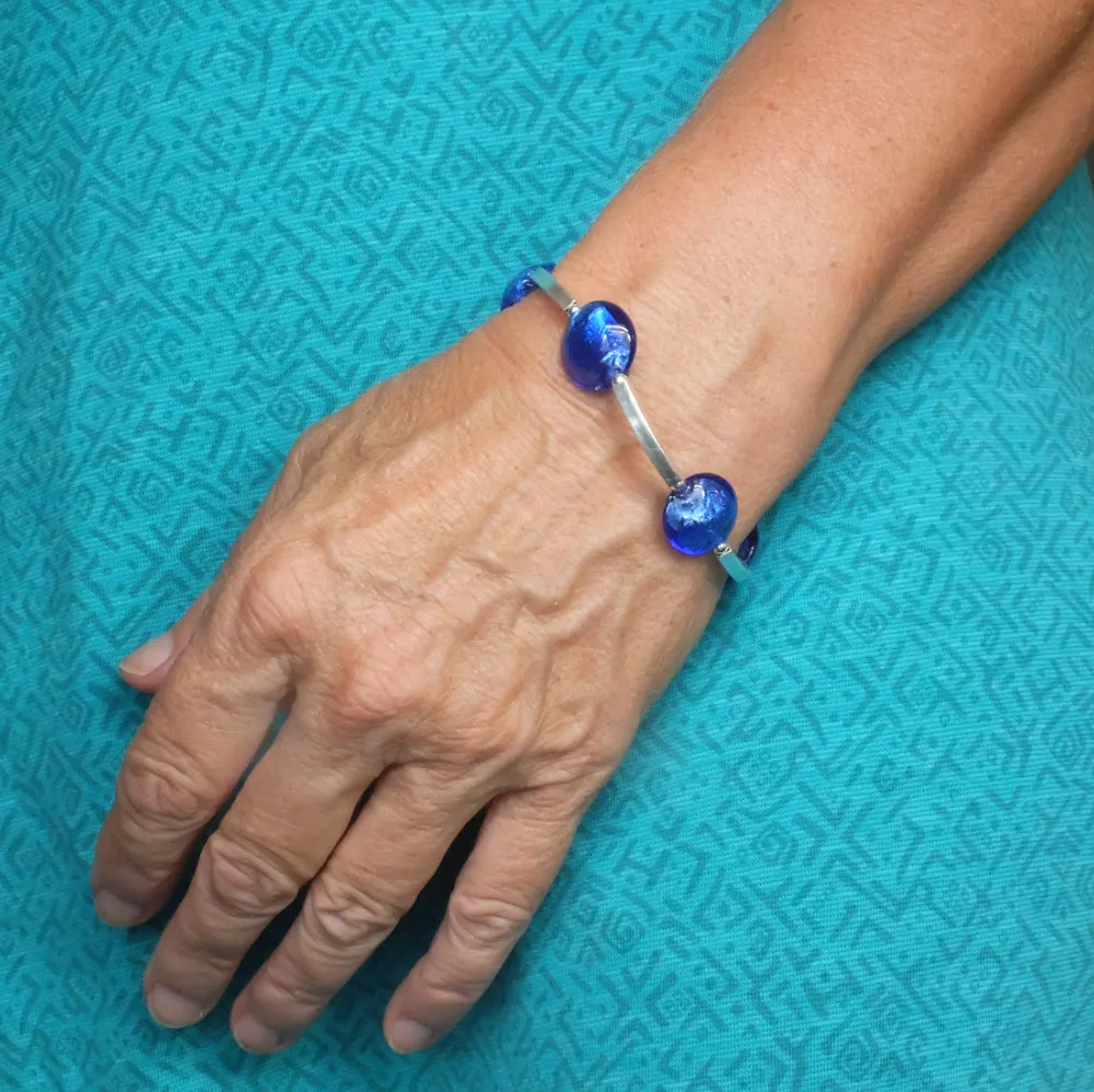 evening blue bracelet