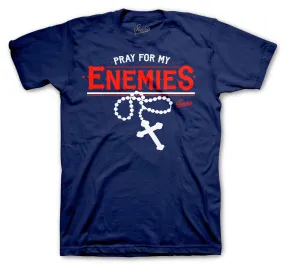 Foamposite Blue Void Shirt - Enemies - Navy