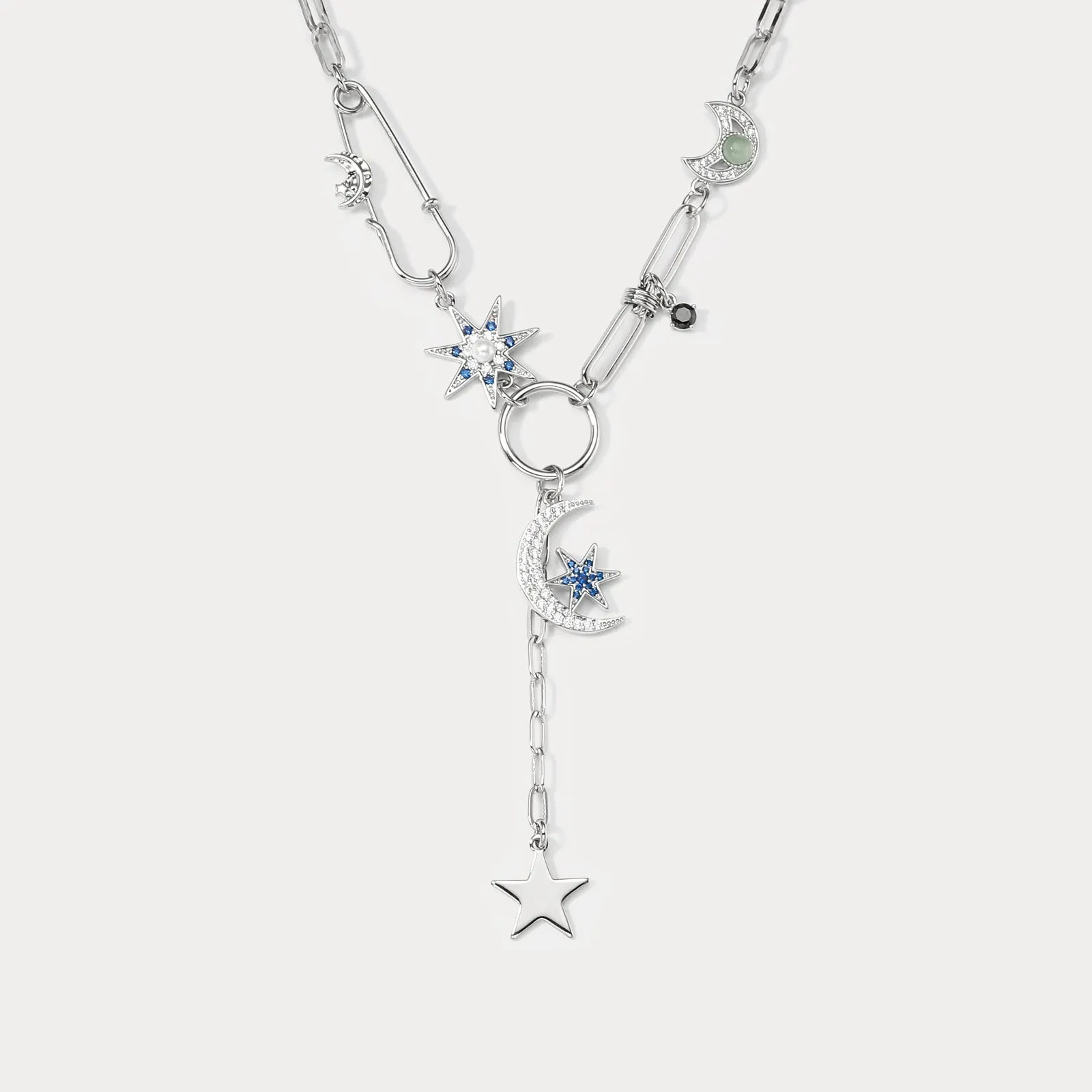 Guardian of the Stars and Moon Necklace