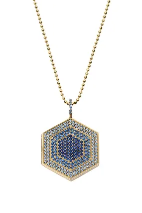 Hypnotique Blue Sapphire Locket