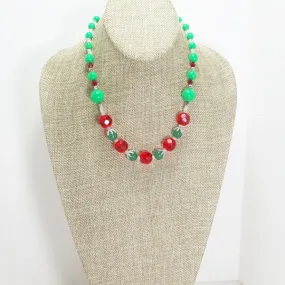 Jacintha Christmas Beaded Necklace