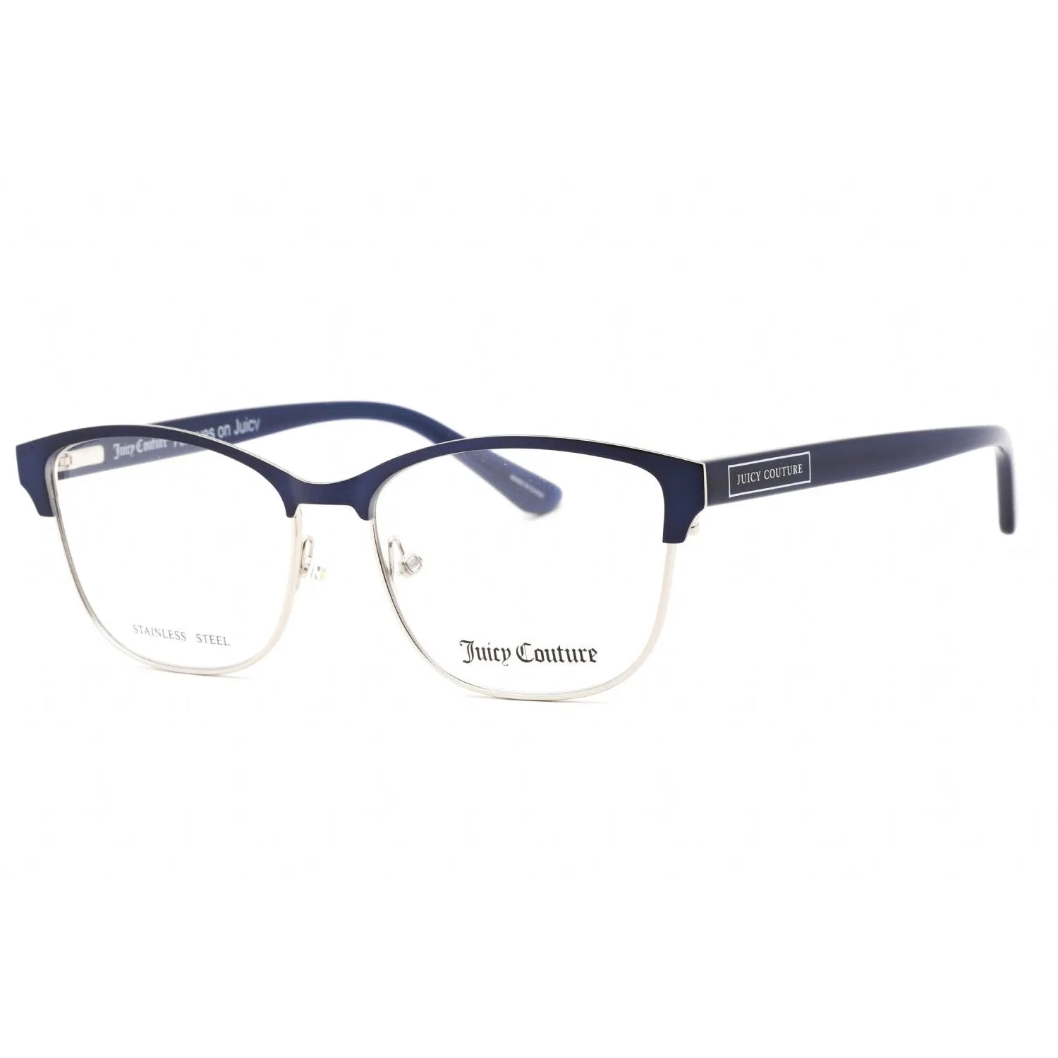 Juicy Couture JU 220 Eyeglasses BLUE / Clear demo lens