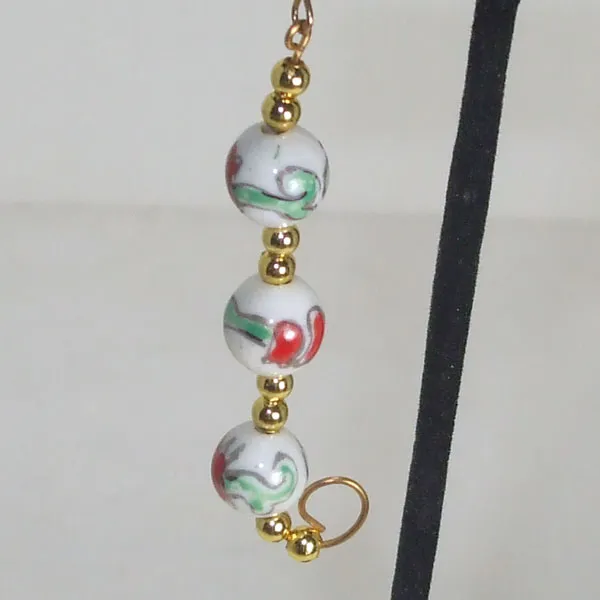 Kacia Christmas Bead Earrings