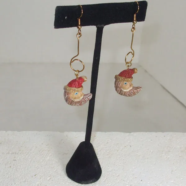 Labrenda Christmas Santa Earrings