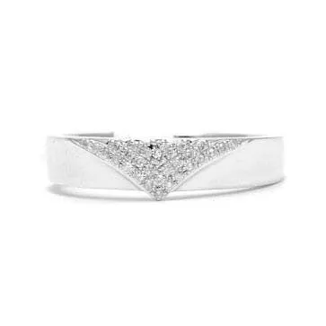 Ladies Diamond V-Ring