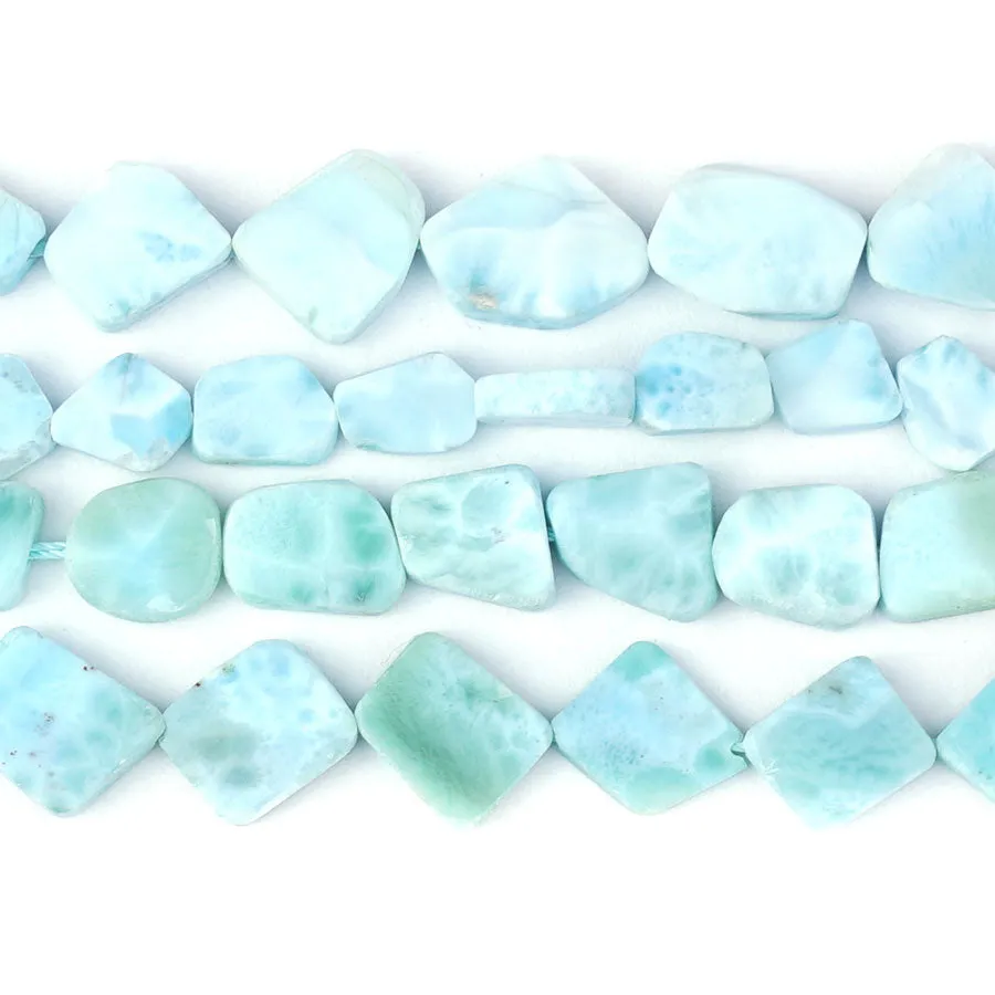 Larimar  6-10mm Slice - 8-inch