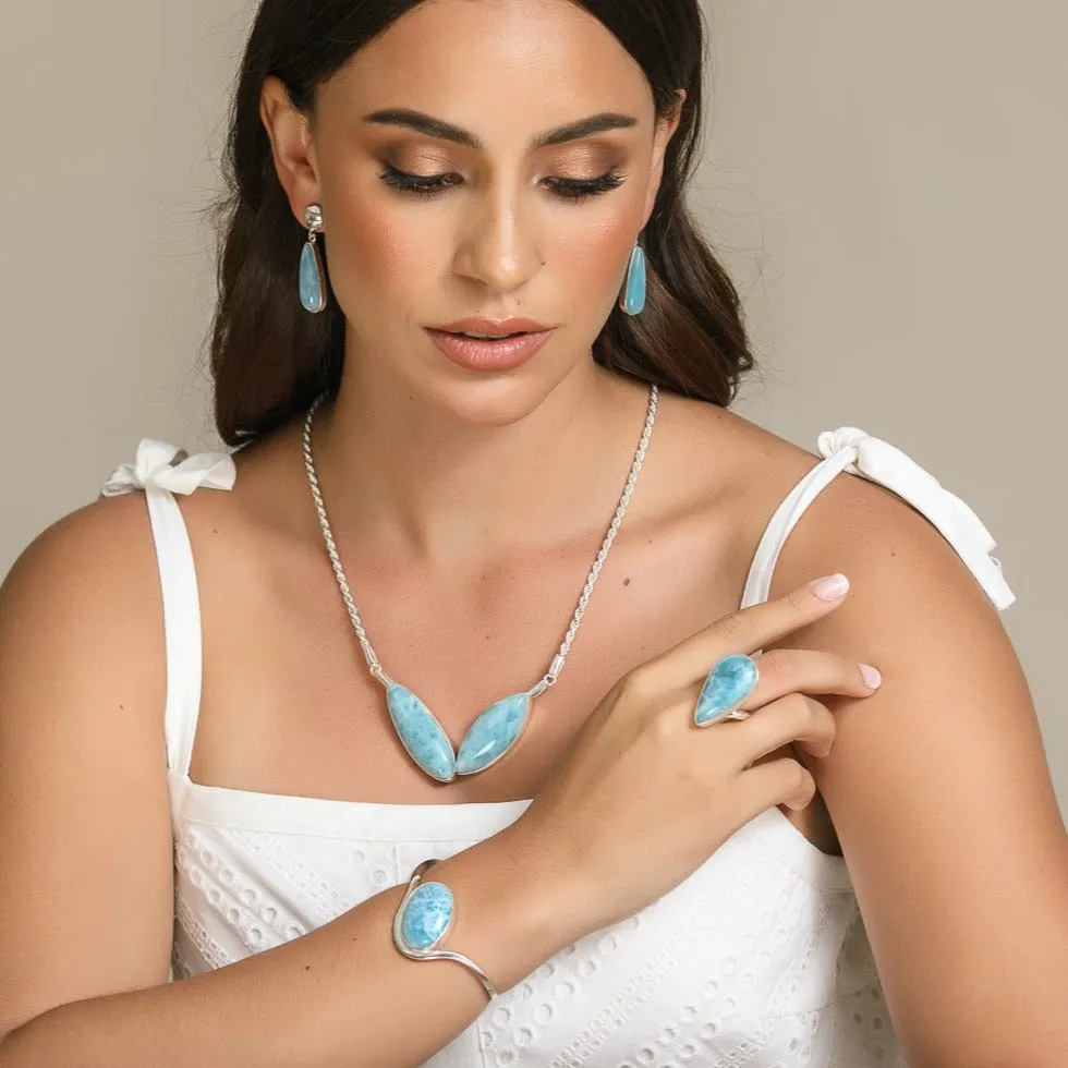 Larimar Stones Necklace Thrym