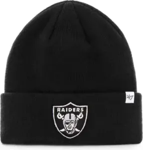 Las Vegas Raiders '47 Primary Basic Cuffed Knit Hat - Black