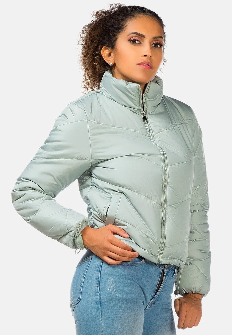 Long Sleeves Puffer Jacket