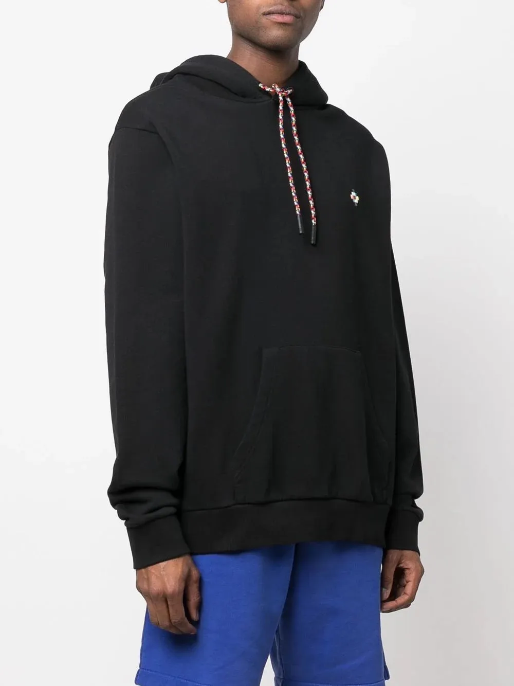 Marcelo Burlon Colourful Cross Regular Hood Black Multi