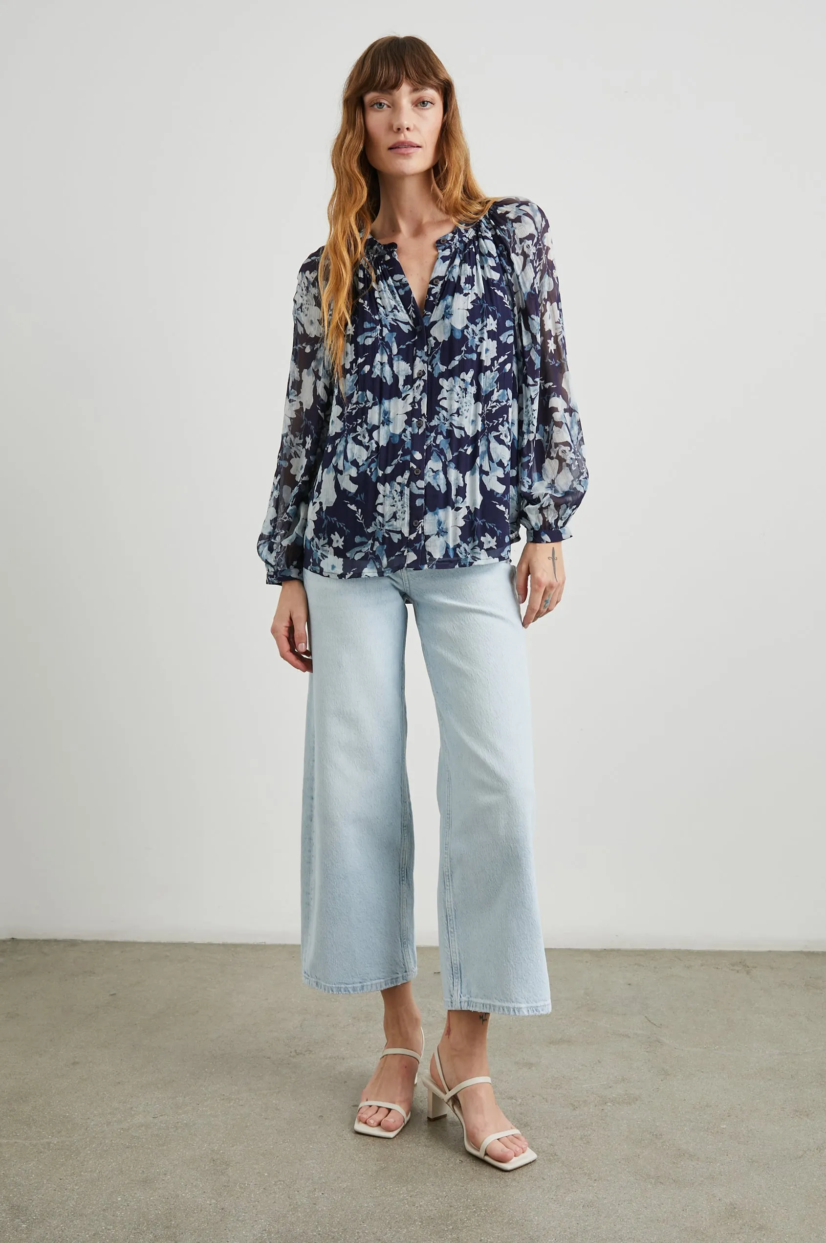 NESSIE TOP (INDIGO)  -  RAILS