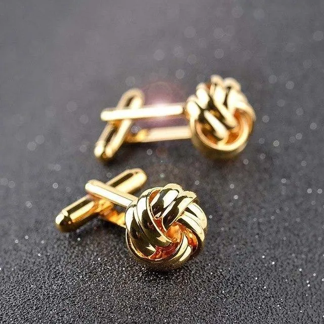 New Men Fashion Silver Color Twist Shape Tie Clip