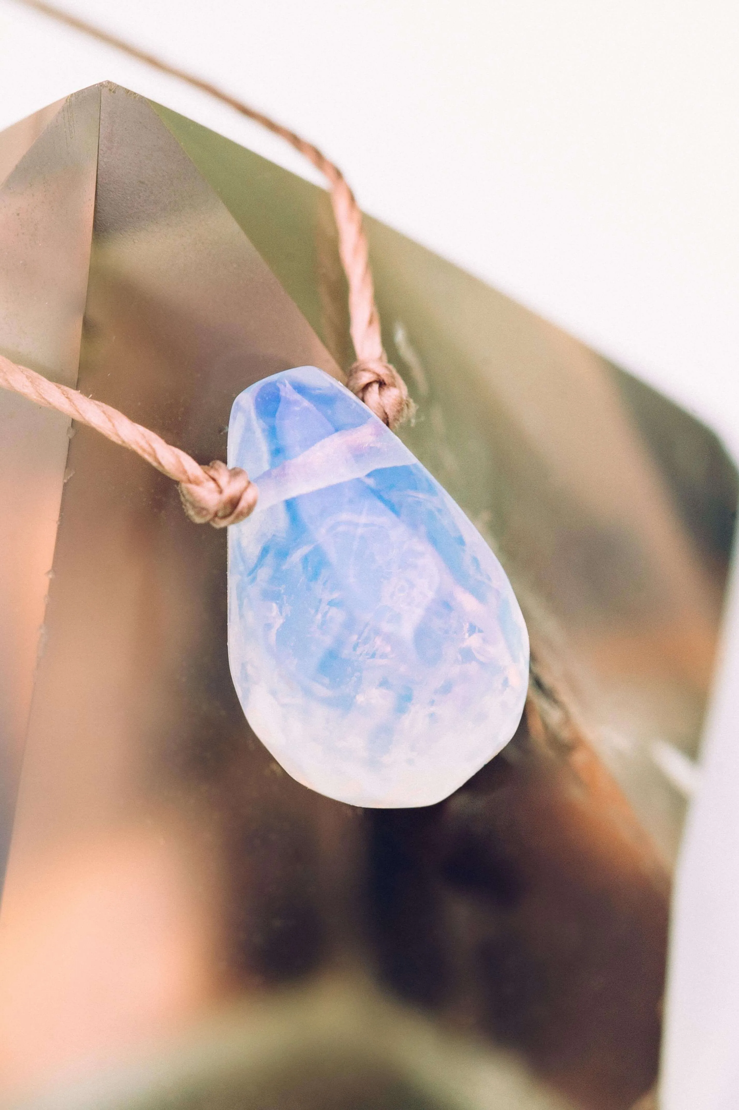 Opaline Crystal Soul Shine Necklace Honoring Motherhood