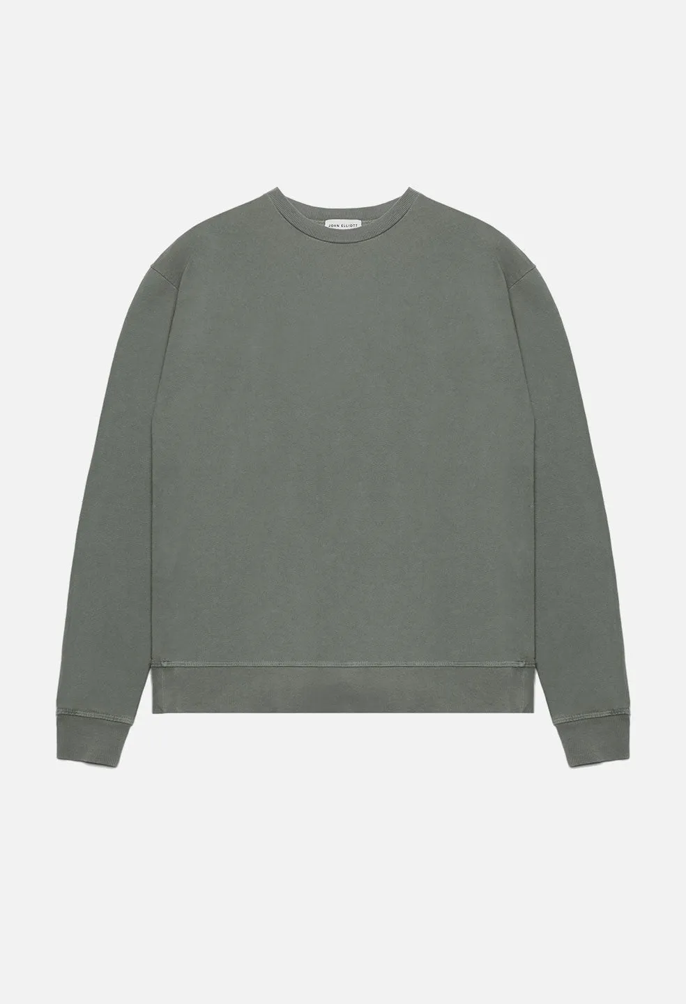 Oversized Crewneck Pullover / Olive