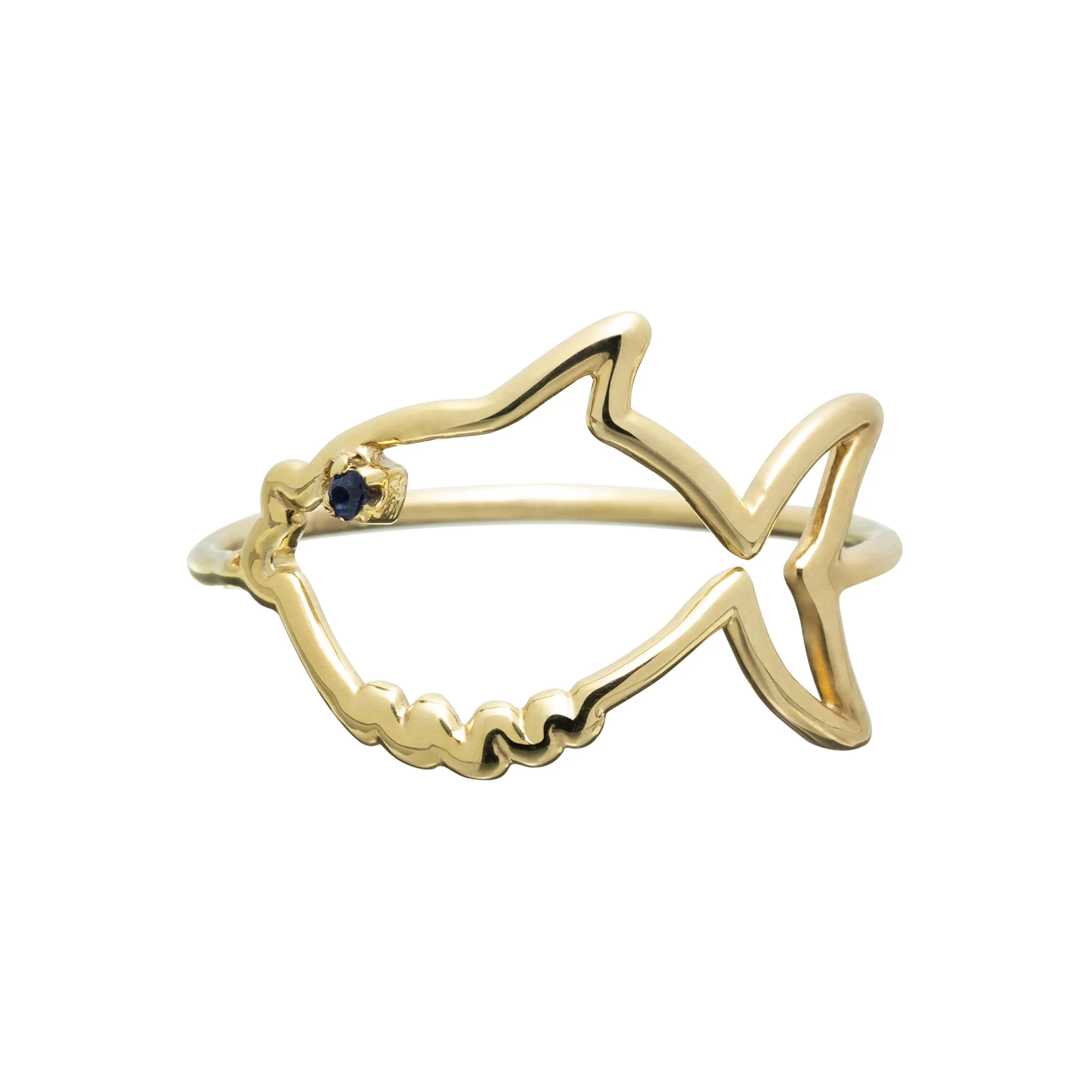 PECECITO ZAFIRO AZUL RING