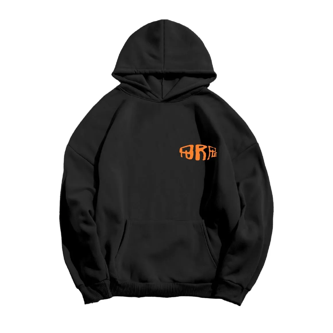 Purple Brand French Terry Orange Logo Hoodie