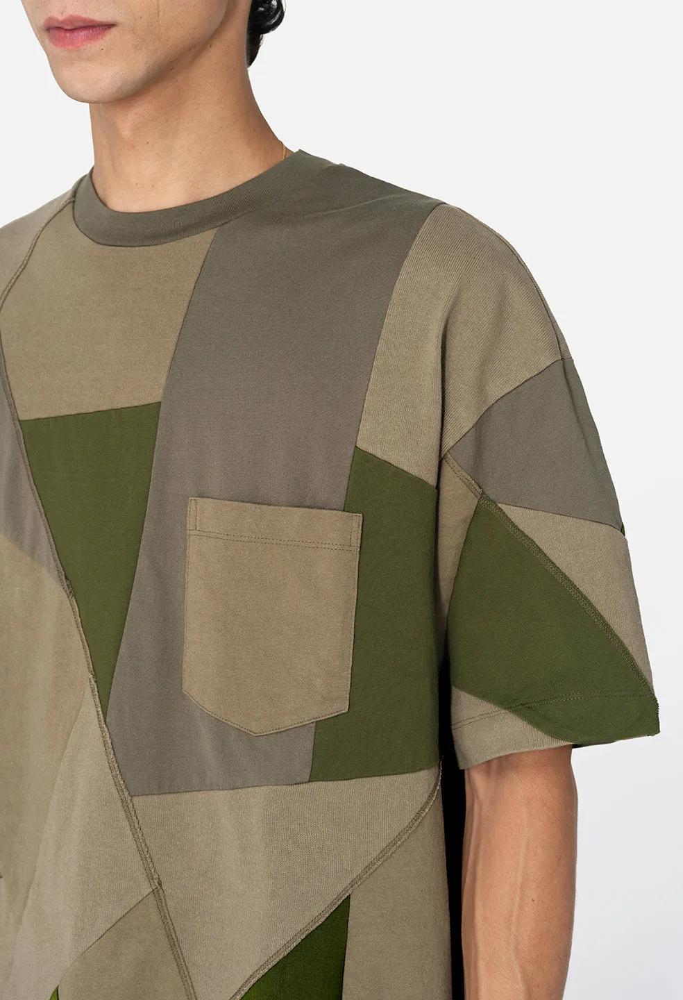 Quilted Tee / Olive