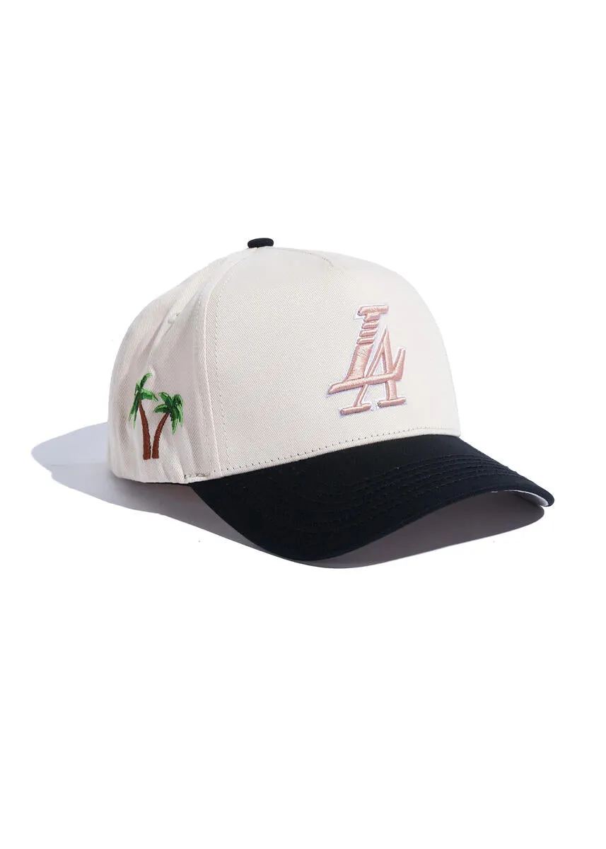 Reference PARADISE LA TRUCKER Hat (CREAM/BLK/PINK)