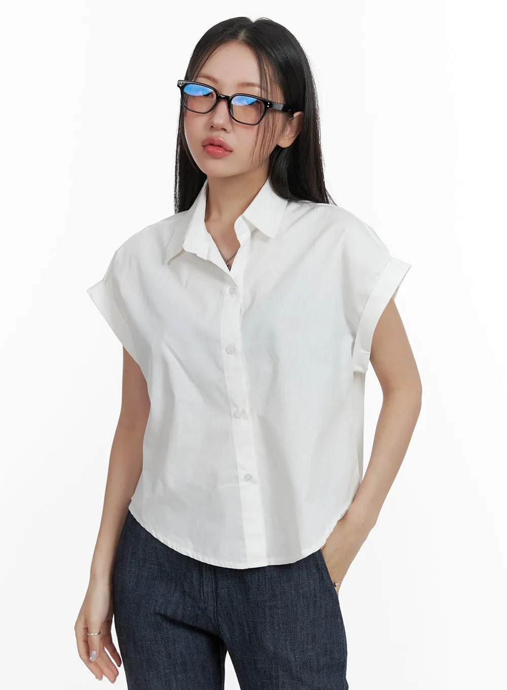 Roll-Up Sleeve Shirt OA415