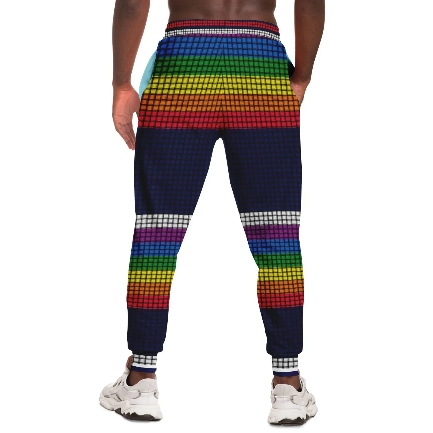 Royal Navy PSU Rainbow Stripe Fleece Joggers