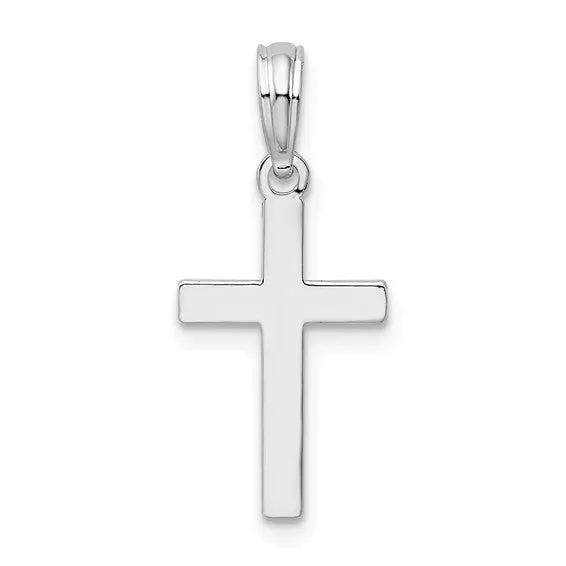 SS Small Polished Cross