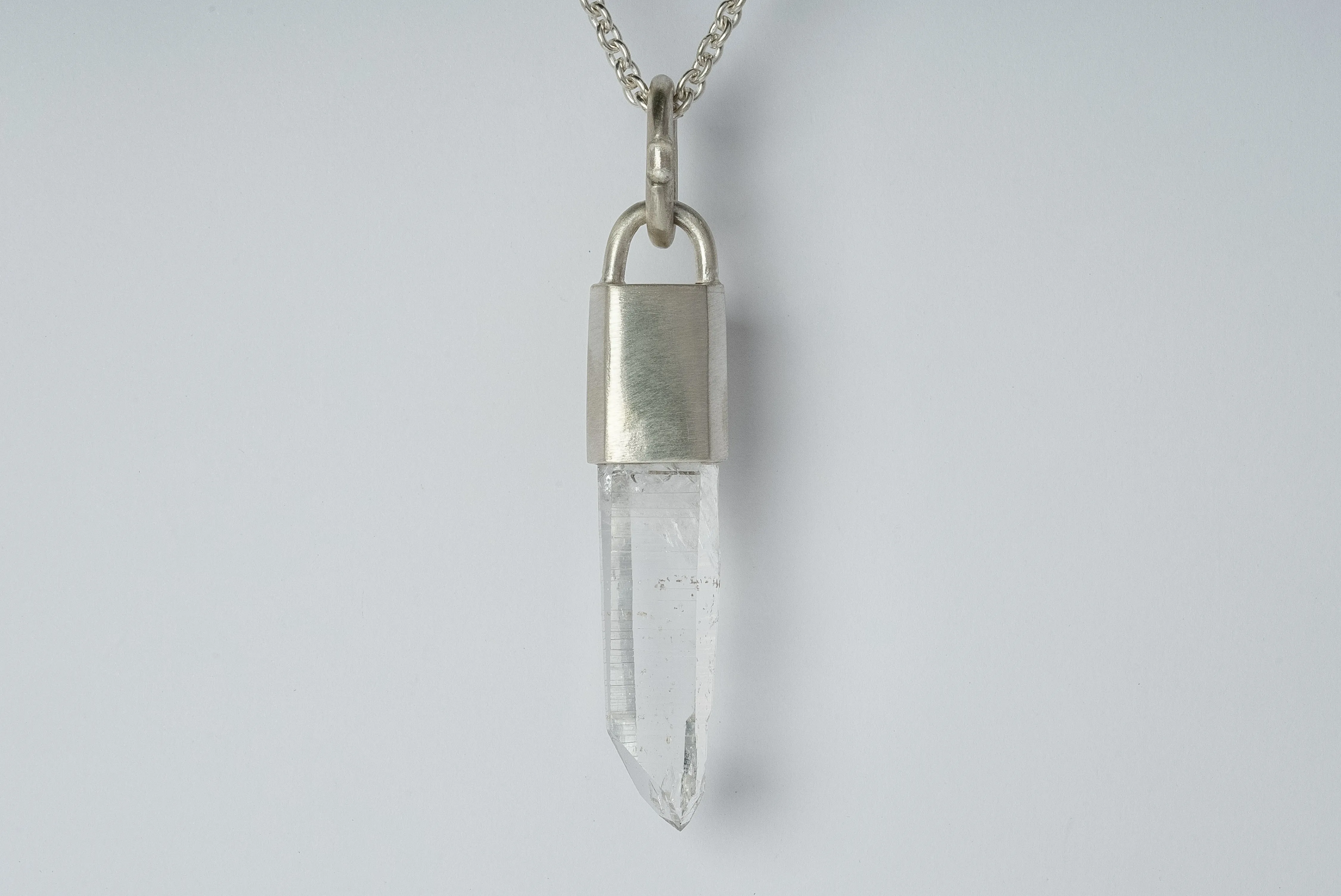 Talisman Necklace (Deco Linked, Lemurian Quartz, MA LEM)