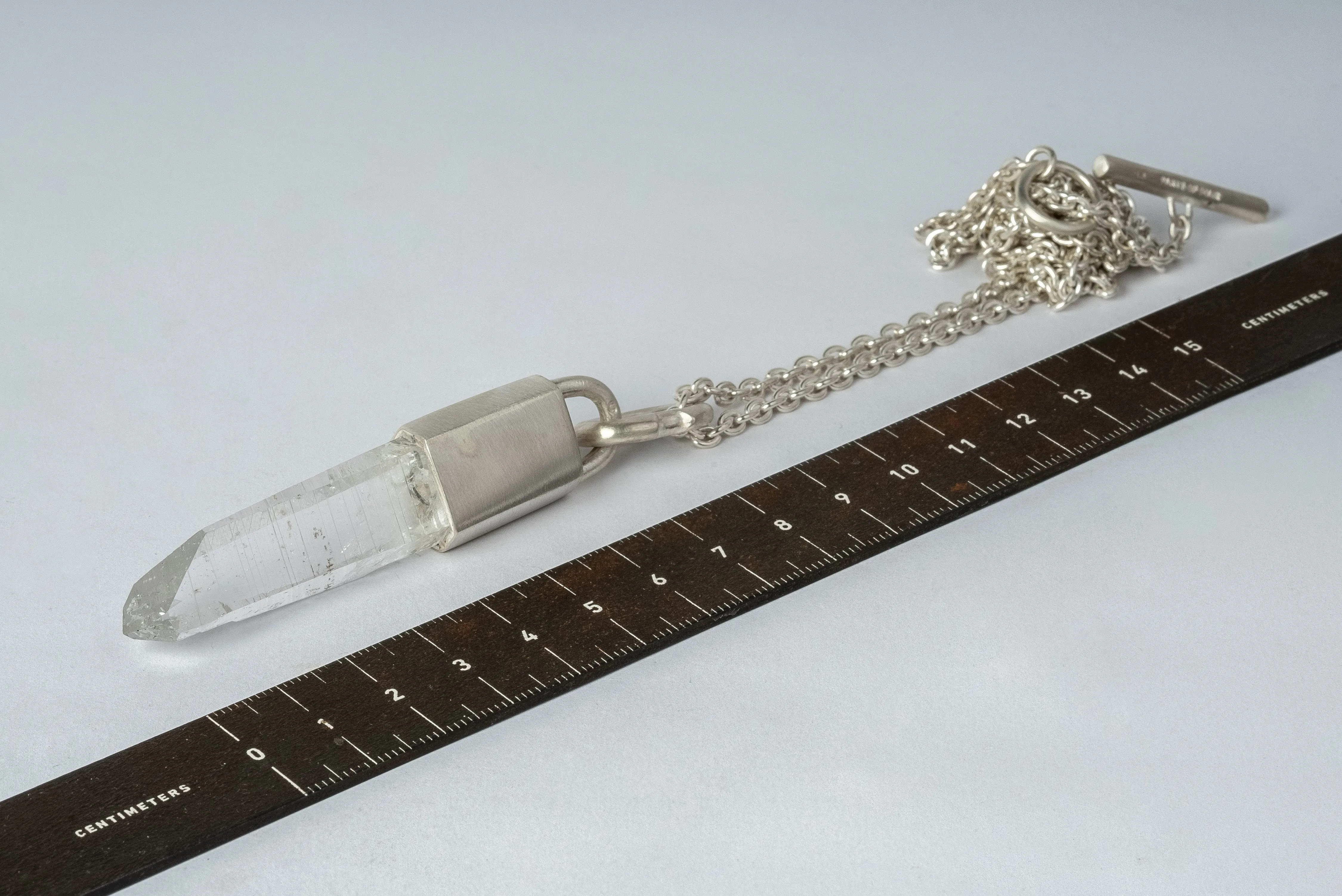 Talisman Necklace (Deco Linked, Lemurian Quartz, MA LEM)