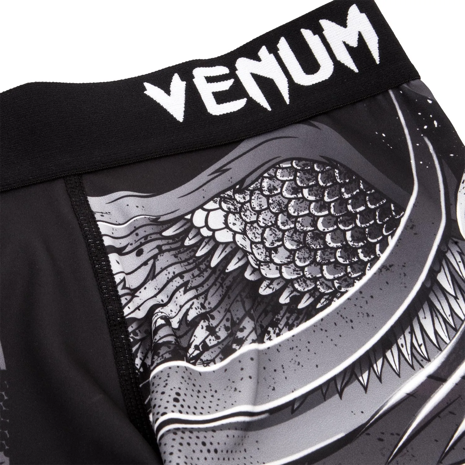 Venum Phoenix Compression Shorts - Black/White - For Women