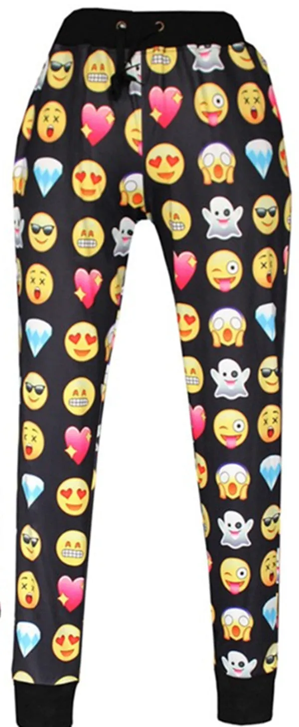 WealFeel Fashion Emoji Long-sleeved Sweatshirt Suit